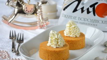 Пряное тыквенное суфле с отрубями