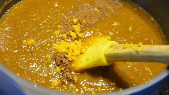 пряное тыквенное суфле с отрубями