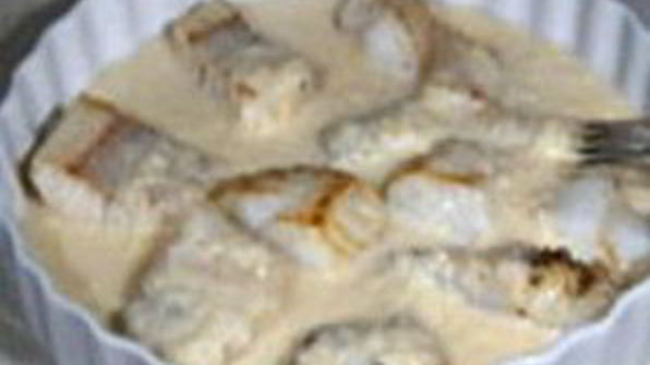 судак в сырном суфле