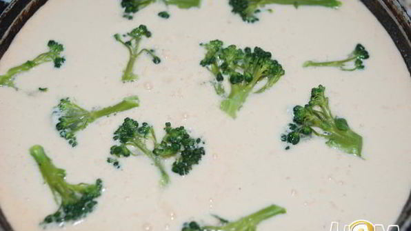 суфле из кабачков с брокколи