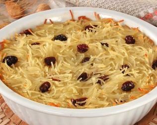 Суфле из лапши с миндалем и медом