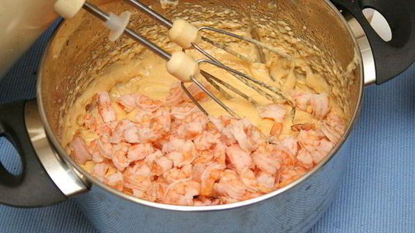 суфле с креветками