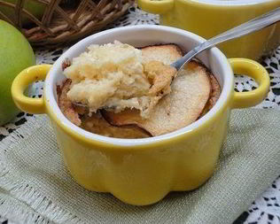 Творожно-яблочное суфле