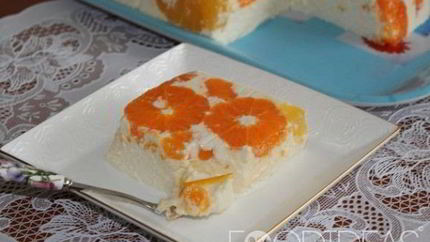 Творожное суфле с желатином