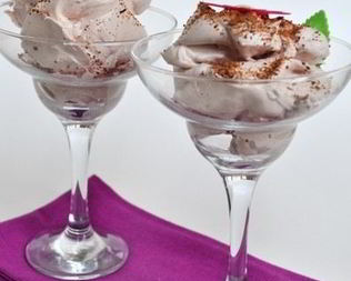 Вишневый крем-суфле