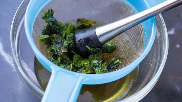 апельсиновый тирамису с мятным сиропом