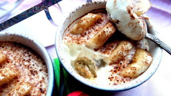 банановый тирамису с лимонной свежестью