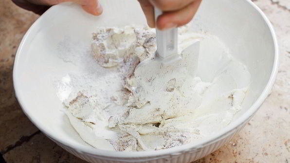 быстрый тирамису с малиной и мятой