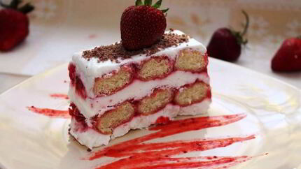 Клубничный тирамису