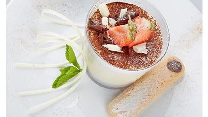 Клюквенный тирамису