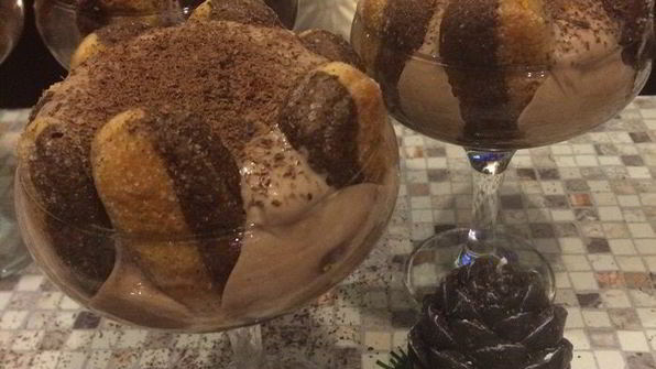 ленивый нежирный тирамису