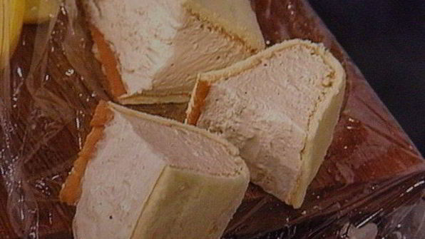 парфе-тирамису с персиковым соусом