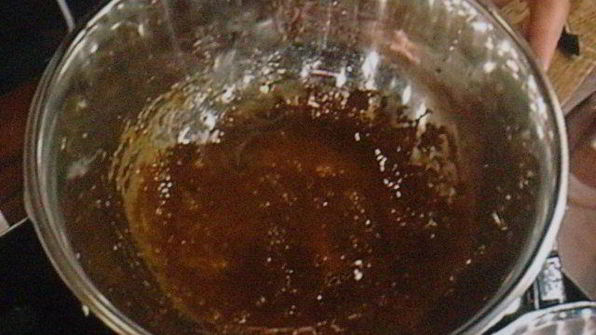 парфе-тирамису с персиковым соусом