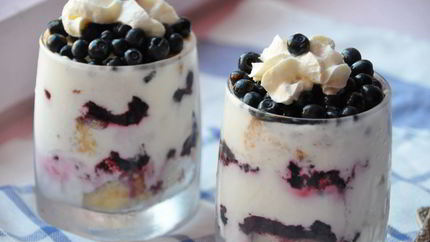 Тирамису с черникой