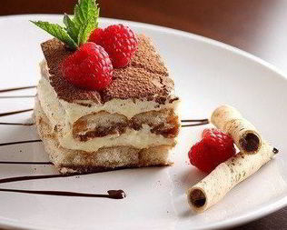 Тирамису с какао-порошком