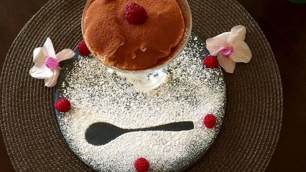 тирамису с малиной