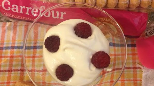 тирамису с малиной