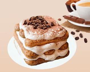 Тирамису с маскарпоне и сгущенным молоком