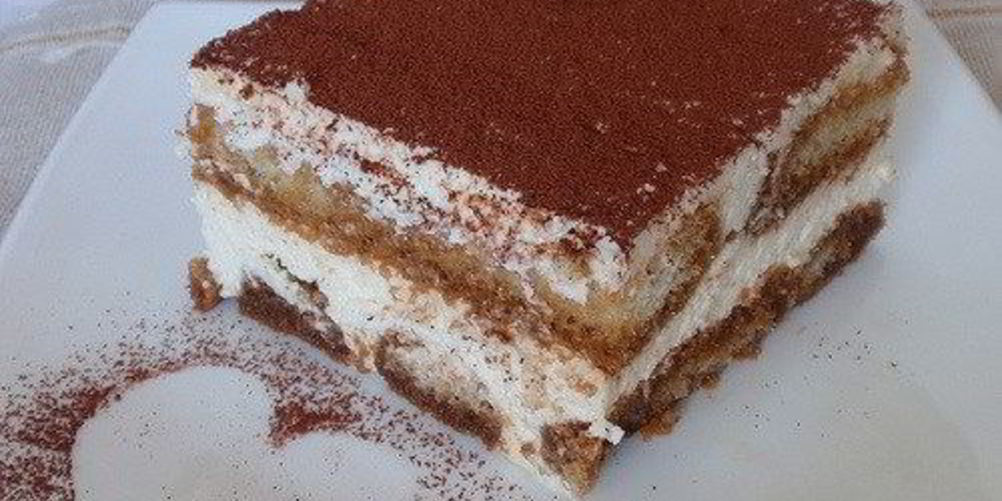 Рецепт тирамису со сливками