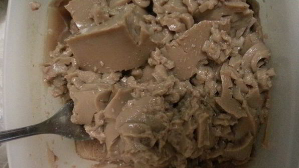 творожный тирамису с кусочками какао-желе