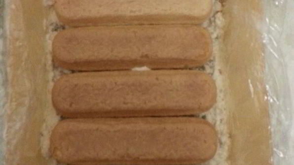 творожный тирамису с кусочками какао-желе