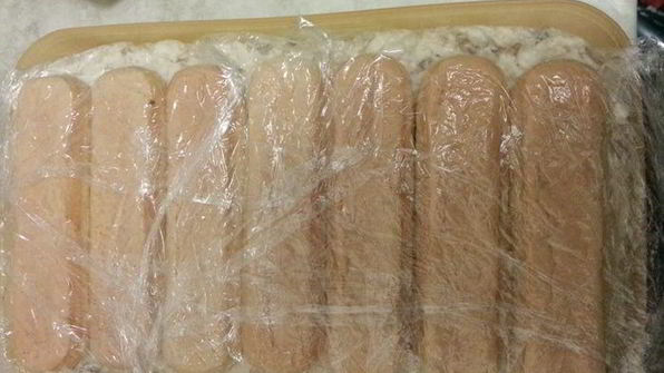 творожный тирамису с кусочками какао-желе