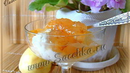 Творожно-яблочный десерт