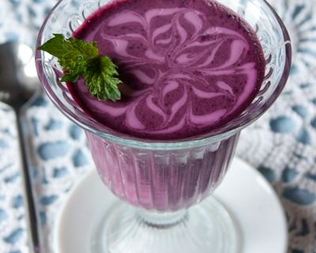 Желе из черники