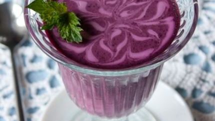 Желе из черники