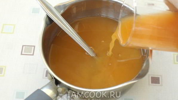 желе из сока с желатином