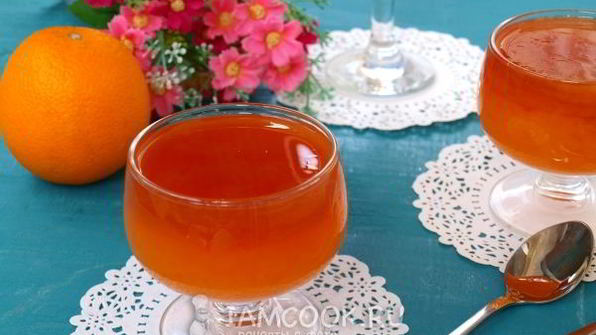 желе из сока с желатином