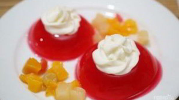 желе с желатином