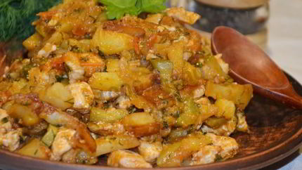 Азу из индейки