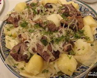 Бешбармак с картошкой