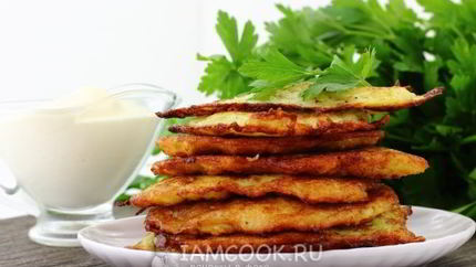 Драники из кабачков и картофеля
