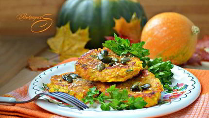 Драники из тыквы