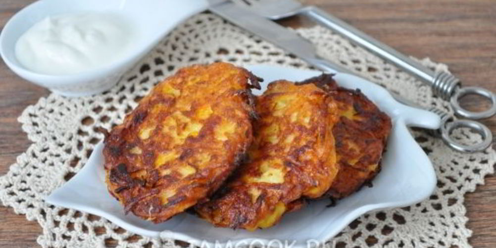 Рецепт драников картофельных с тыквой