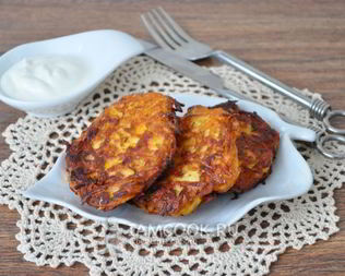 Драники картофельные с тыквой