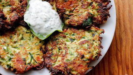 Драники с брынзой