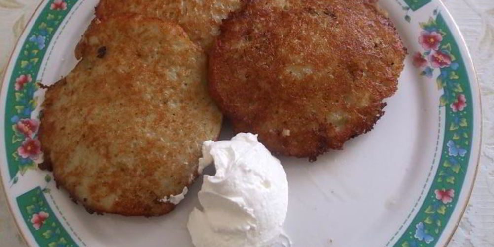 Рецепт драников с мясным фаршем