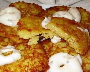 Драники с творогом