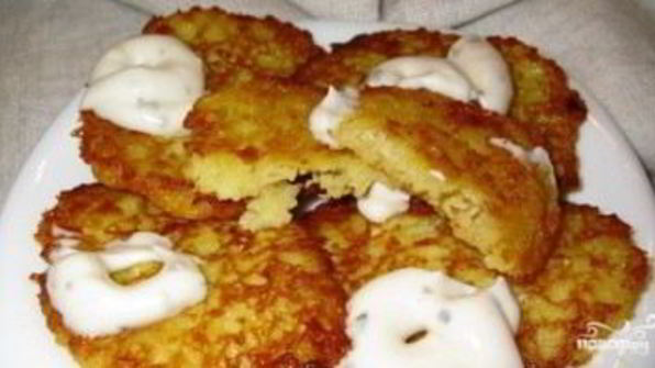 драники с творогом