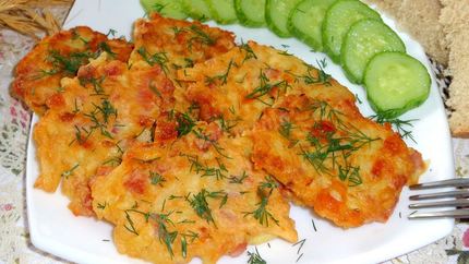 Драники с ветчиной