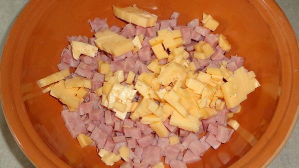 драники с ветчиной