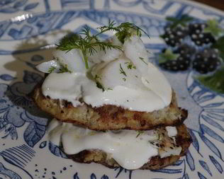 Картофельные драники с треской