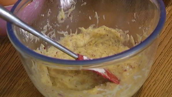 картофельные драники с треской