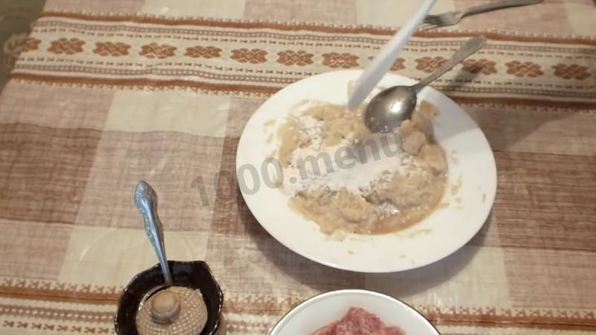 колдуны из картофеля с фаршем