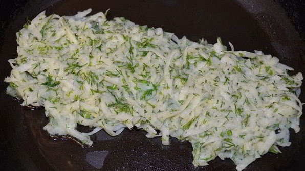 лосось на картофельном дранике