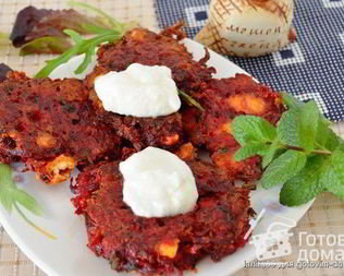 Свекольные драники