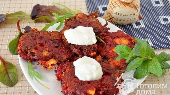 свекольные драники